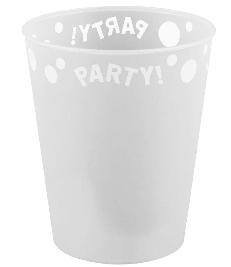 Party White Balta mikro augstākās kvalitātes plastmasas krūzīte 250 ml