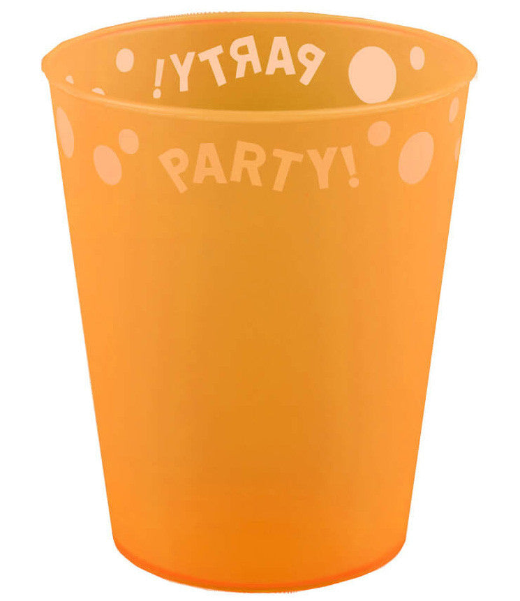 Party Orange Micro Premium plastmasas krūzīte 250 ml