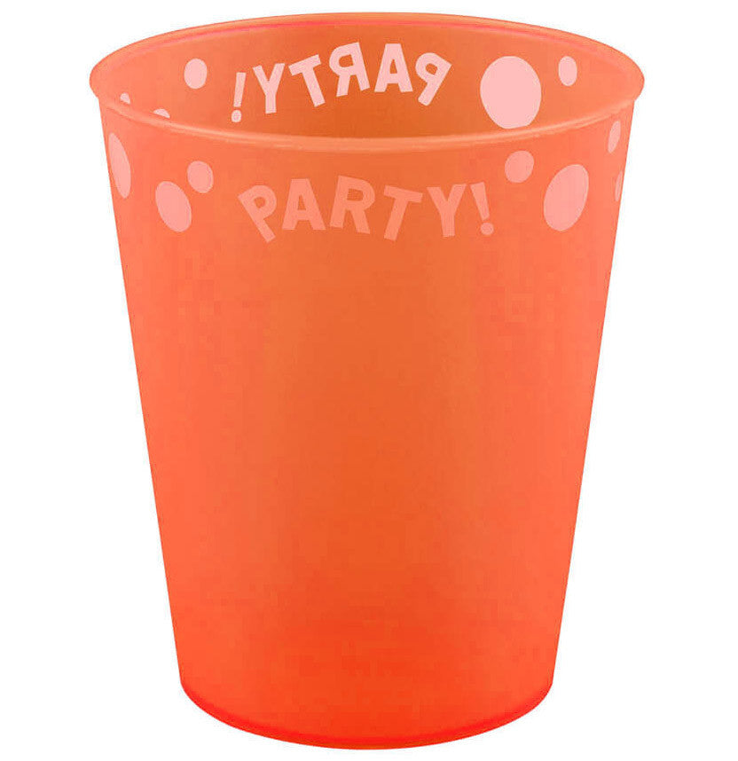 Party Orange Micro Premium plastmasas krūzīte 250 ml