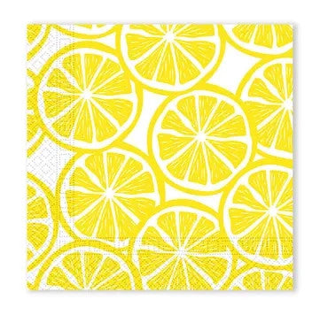 Colour Slices Lemon salvetes, 20 gab. iepakojumā, 33x33 cm FSC