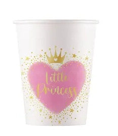 Princeses mazās princeses papīra krūzītes 8 gab. 200 ml FSC