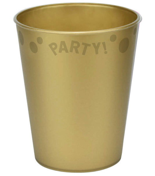 Party Gold Micro Premium plastmasas krūzīte 250 ml