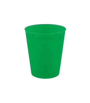 Party Bright Green Zaļa mikro premium plastmasas krūzīte 250 ml