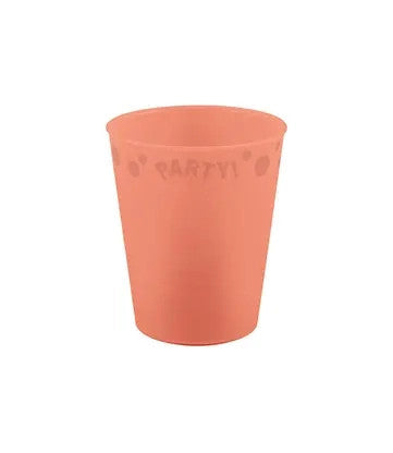 Party Pastel Salmon laša krāsas mikro premium plastmasas krūzīte 250 ml