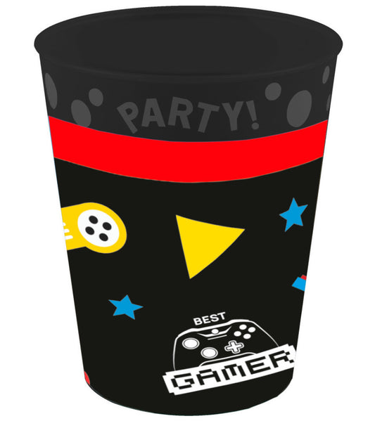 Gaming Party mikro premium plastmasas krūzīšu komplekts 4 gab. 250 ml