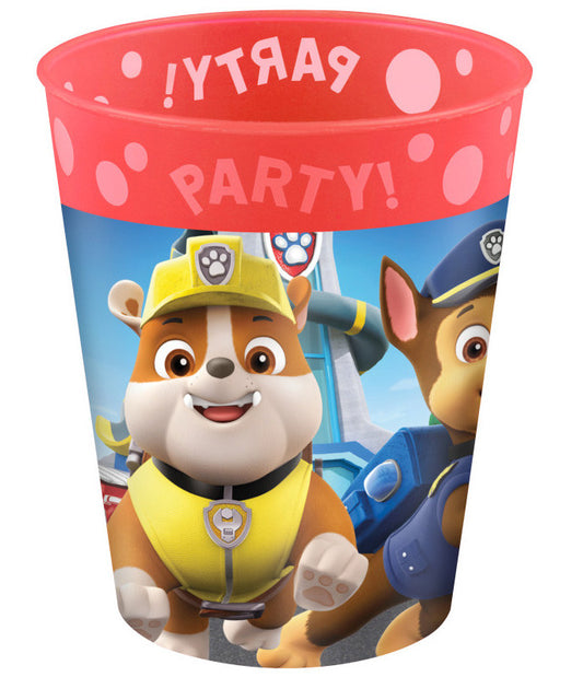 Ķepu patruļas glābšanas varoņu mikro premium plastmasas krūzīšu komplekts 4 gab. 250 ml