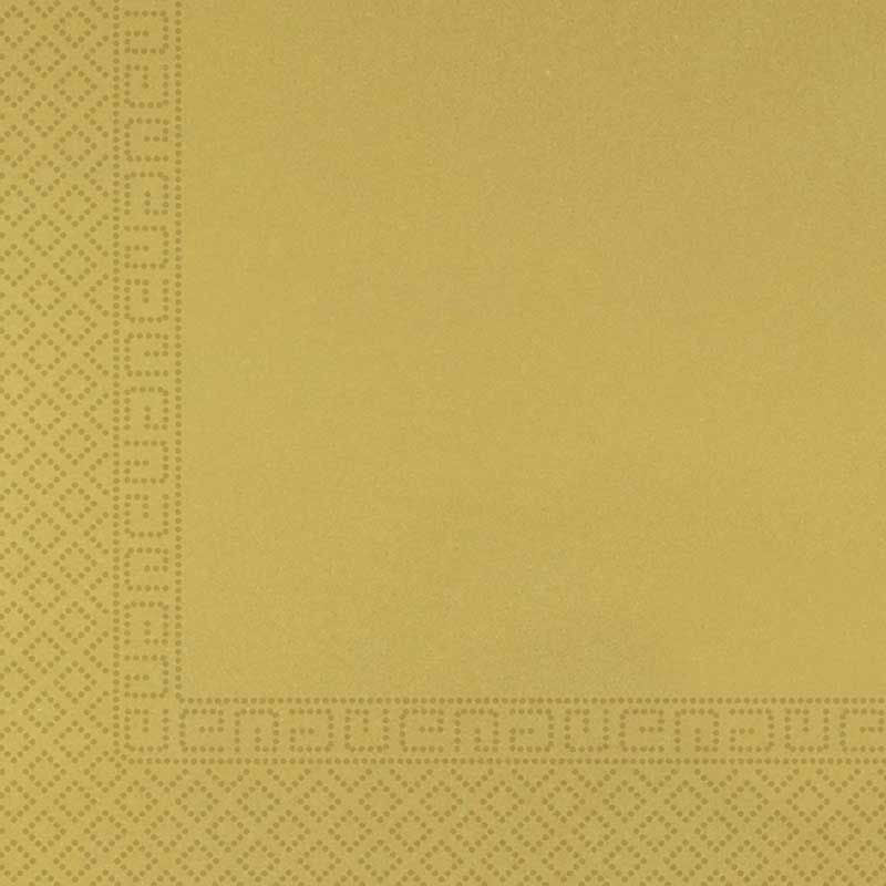 Krāsainas vienkrāsainas zelta salvetes 20 gab. 33x33 cm FSC