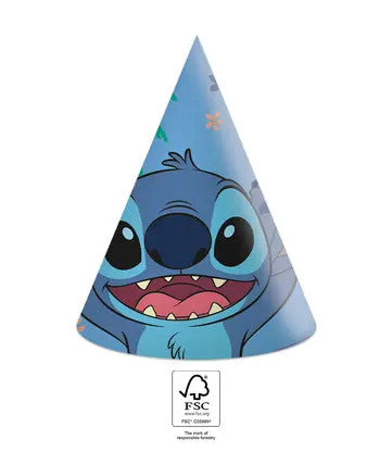 Disney Lilo un Stitch eņģeļu ballīšu cepures, čako 6 gab. FSC
