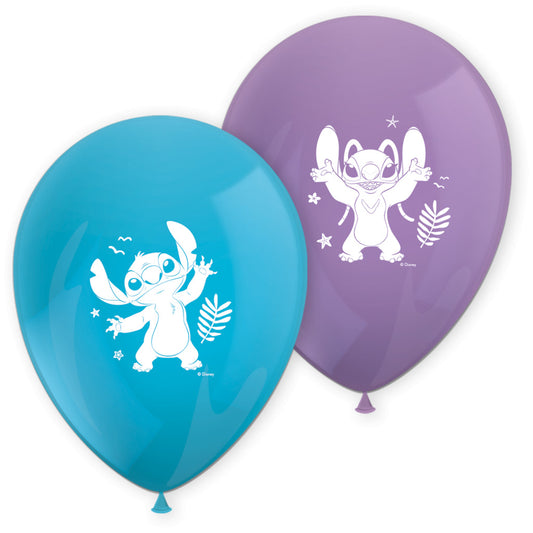 Disney Lilo un Stitch eņģeļu baloni, 8 gab.