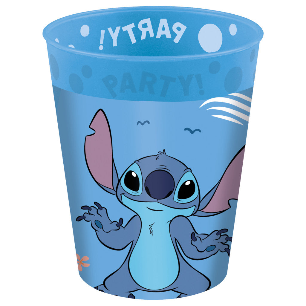 Disney Lilo un Stitch eņģeļa mikro premium plastmasas krūzīte 250 ml