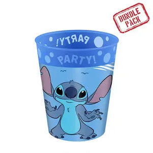 Disney Lilo un Stitch eņģeļu mikro premium plastmasas krūzīšu komplekts 4 gab. 250 ml