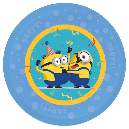 Minions The Rise of Gru mikro premium plastmasas šķīvju komplekts, 4 gab., 21 cm