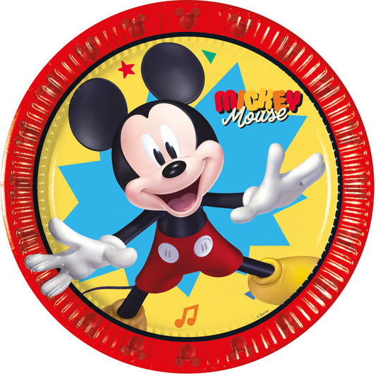 Disney Mikija līgavas šķīvji 8 gab. 20 cm FSC