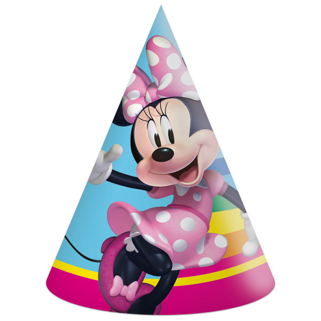 Disney Minnie Makes Me Smile ballīšu cepure, divkornusa, 6 gab. FSC