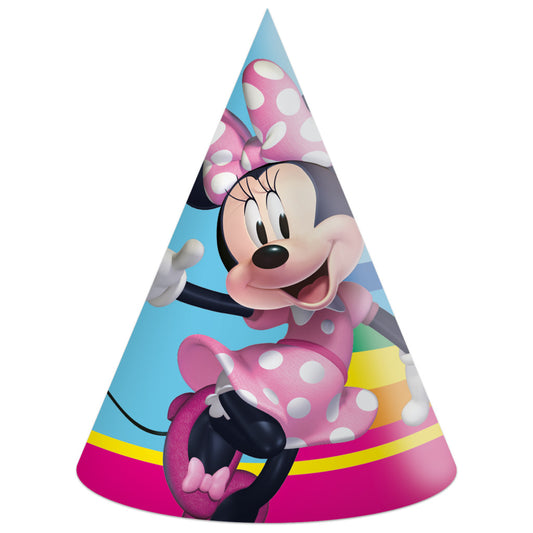Disney Minnie Makes Me Smile ballīšu cepure, divkornusa, 6 gab. FSC