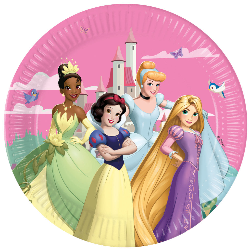 Disney Princess "Radi savu pasauli" papīra šķīvji 8 gab. 23 cm FSC