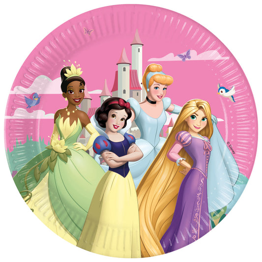 Disney Princess "Radi savu pasauli" papīra šķīvji 8 gab. 23 cm FSC