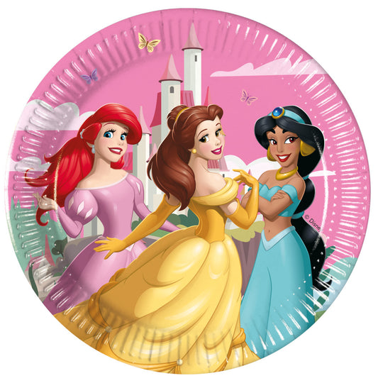 Disney Princess "Radi savu pasauli" papīra šķīvji 8 gab. 20 cm FSC