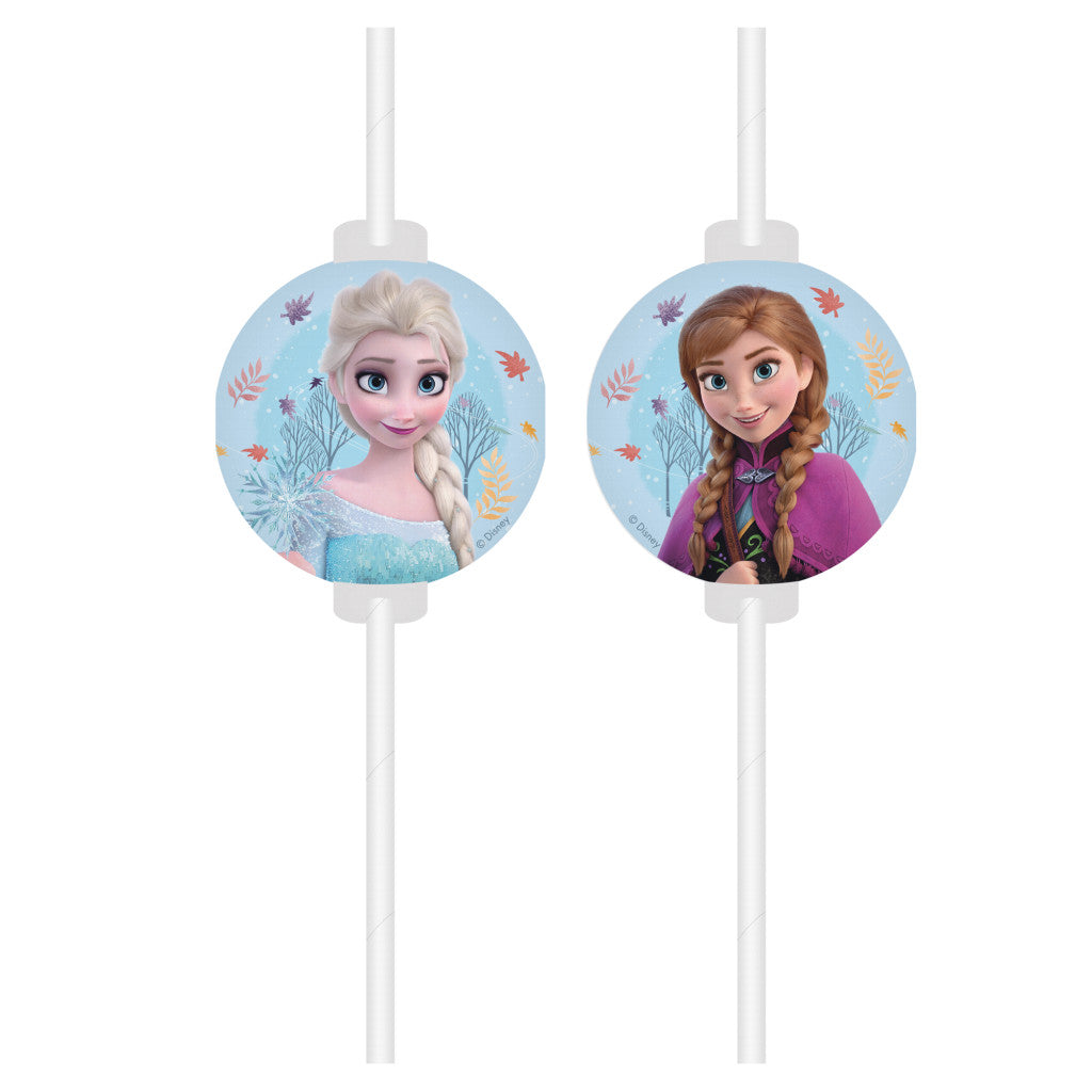Disney Frozen Idyllic Wonder papīra salmiņu komplekts, 4 gab., FSC