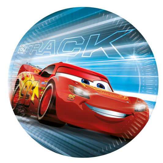 Disney Cars Uzvara ir mana 8 papīra šķīvji 23 cm FSC
