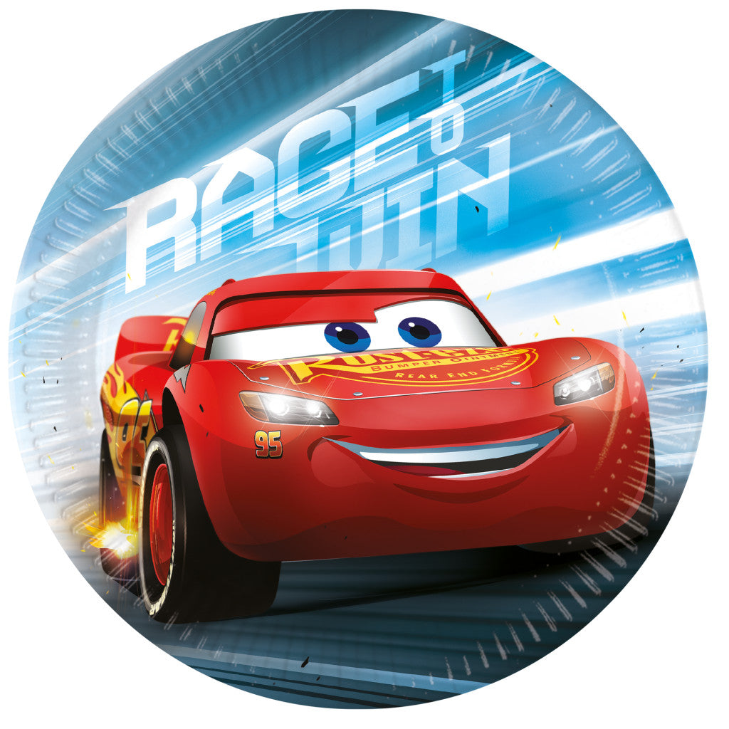 Disney Cars Uzvara ir mana papīra šķīvji 8 gab. 20 cm FSC