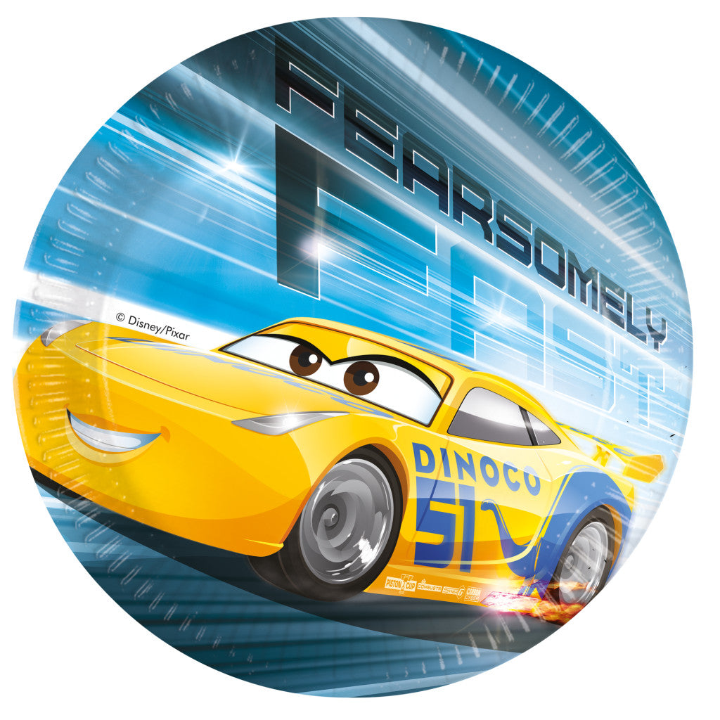 Disney Cars Uzvara ir mana papīra šķīvji 8 gab. 20 cm FSC