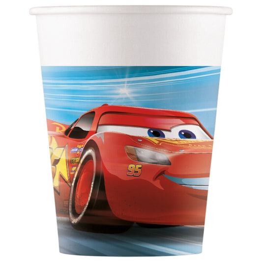 Disney Cars Uzvara ir mana Papīra glāzes 8 gab. 200 ml FSC