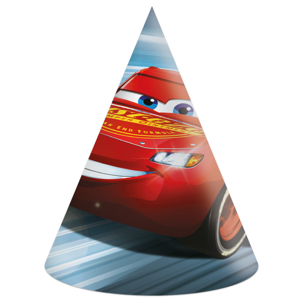 Disney Cars Uzvara ir mana ballīšu cepure, divkornusa, 6 gab. FSC