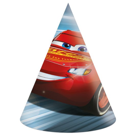 Disney Cars Uzvara ir mana ballīšu cepure, divkornusa, 6 gab. FSC