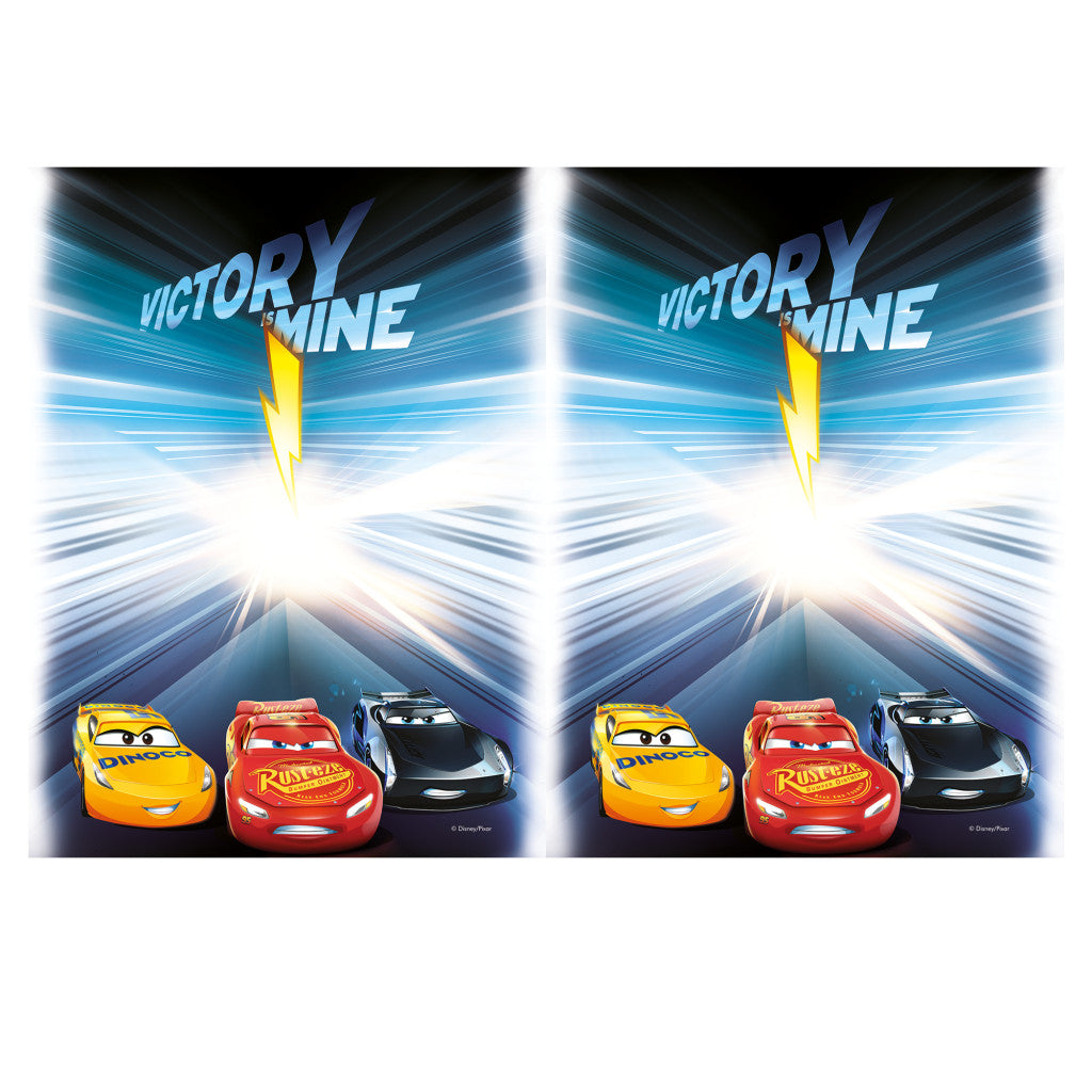 Disney Cars Uzvara ir mana plastmasas galdauts 120x180 cm