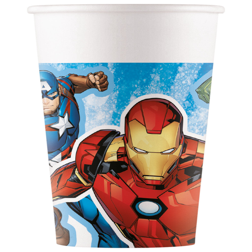 Avengers Evergreen papīra krūzītes 8 gab. 200 ml FSC