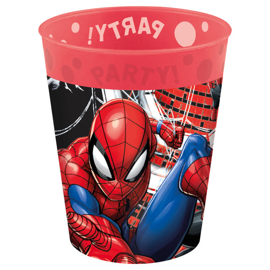Zirnekļcilvēka "Tīklu pasaule" mikro premium plastmasas krūzīšu komplekts 4 gab. 250 ml