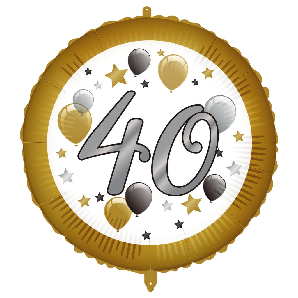 Daudz laimes dzimšanas dienā, 40 folijas balons, 46 cm