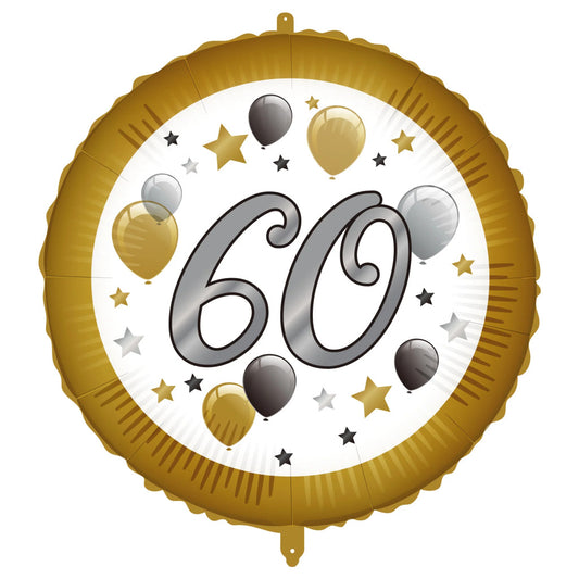 Daudz laimes dzimšanas dienā, 60 folijas balons, 46 cm
