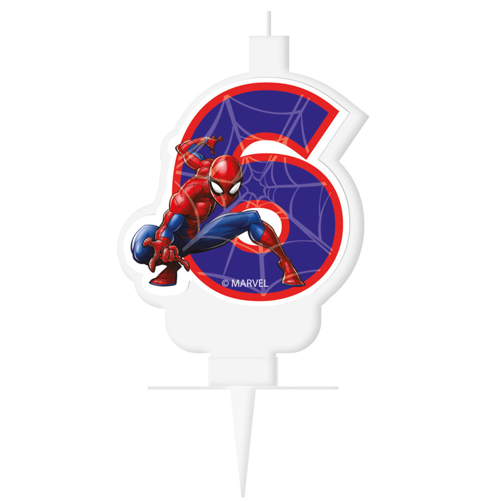 Zirnekļcilvēka Marvel skaitļu svece, 6