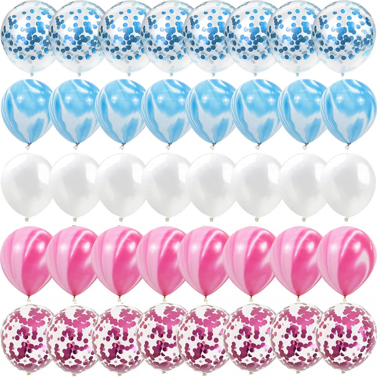 Baloni dzimumu atklāšanas ballītei, rozā, zili - Gender reveal
