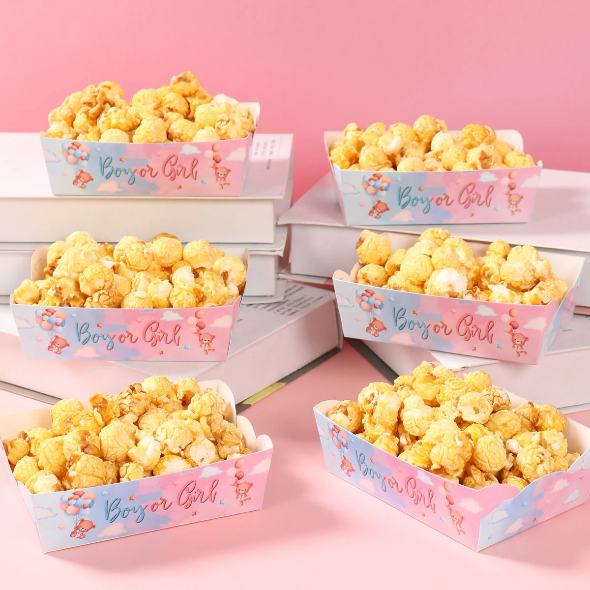 Dzimuma atklāšanas ballītes piederumi galdam