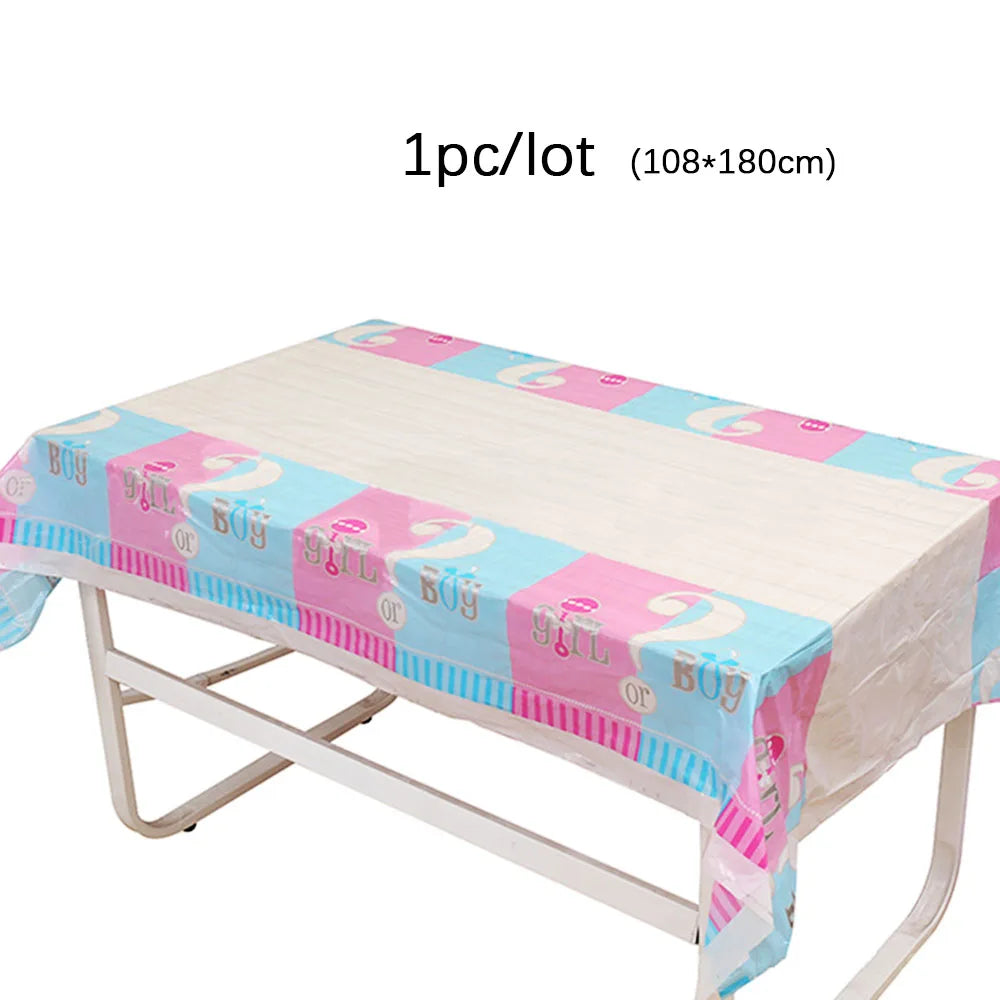 Galda piederumi dzimuma atklāšanas ballītei