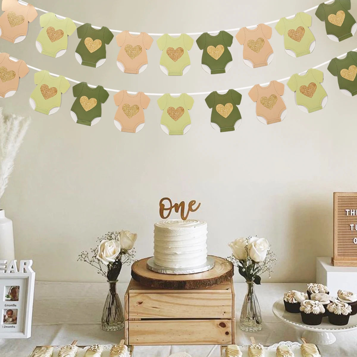 Mazuļa ballītes papīra vītnes - izkārtnes