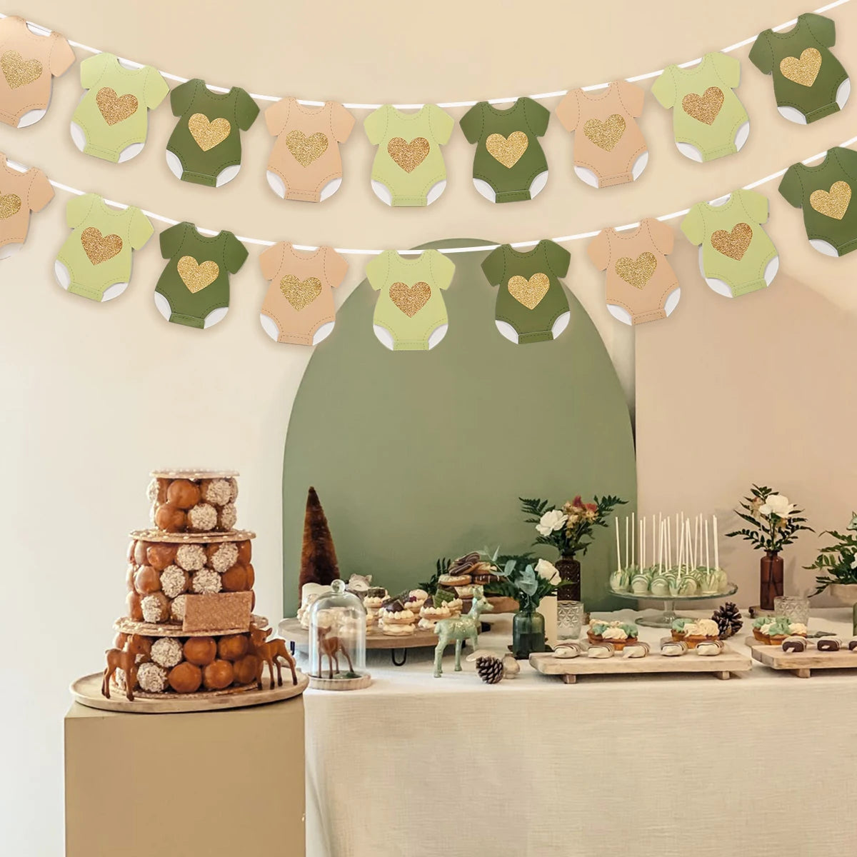 Mazuļa ballītes papīra vītnes - izkārtnes