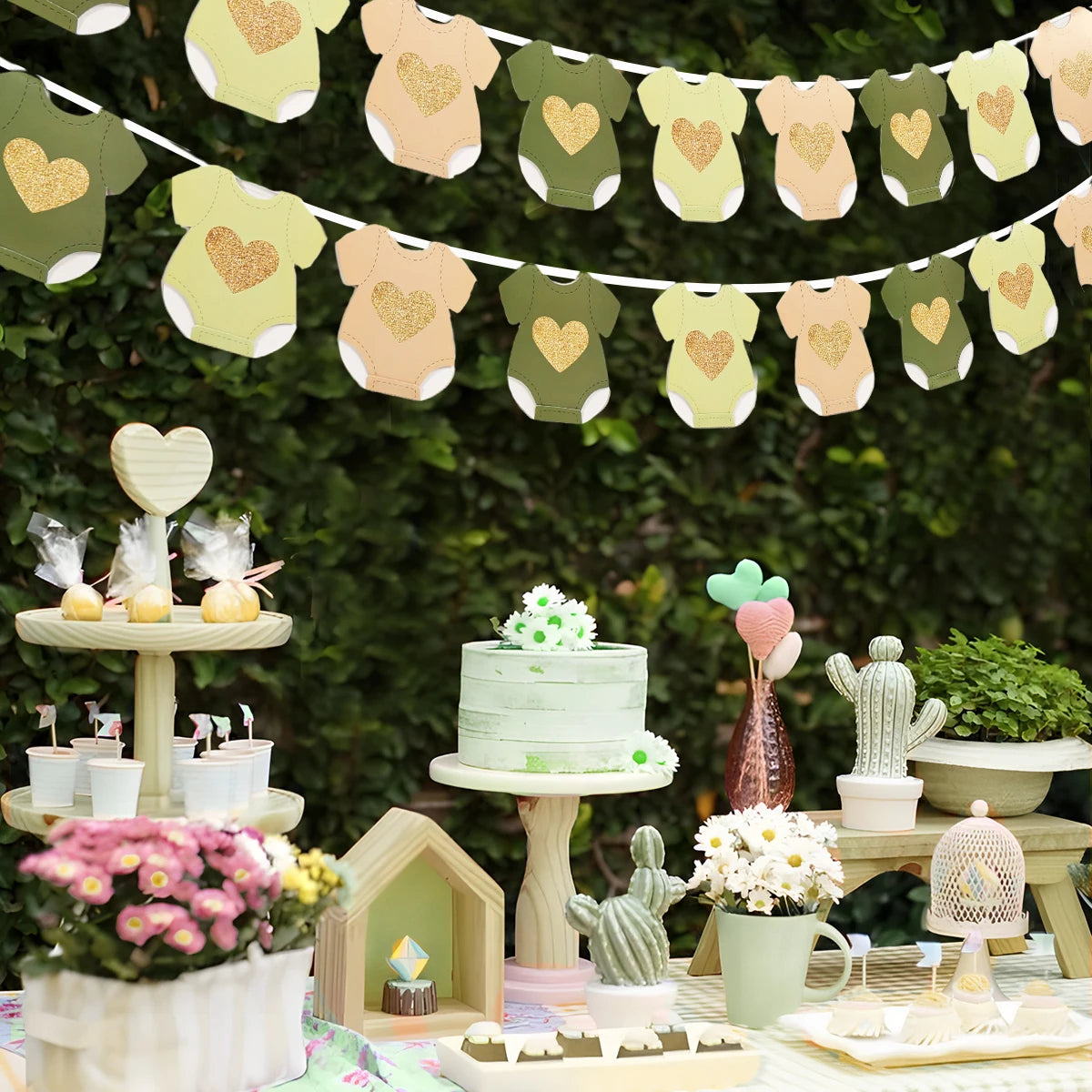 Mazuļa ballītes papīra vītnes - izkārtnes