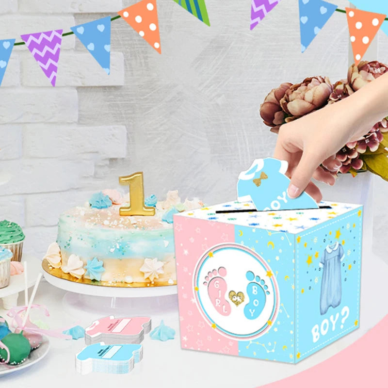 Mazuļa dzimuma atklāšanas balsošanas kaste - Gender Reveal balsošanas kaste