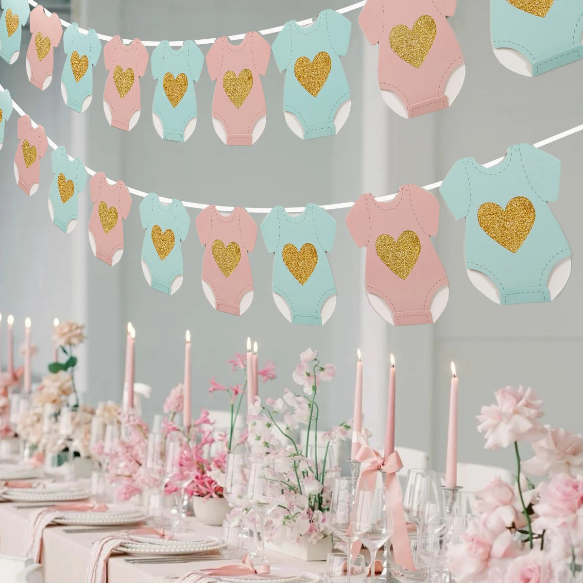 Mazuļa ballītes papīra vītnes - izkārtnes