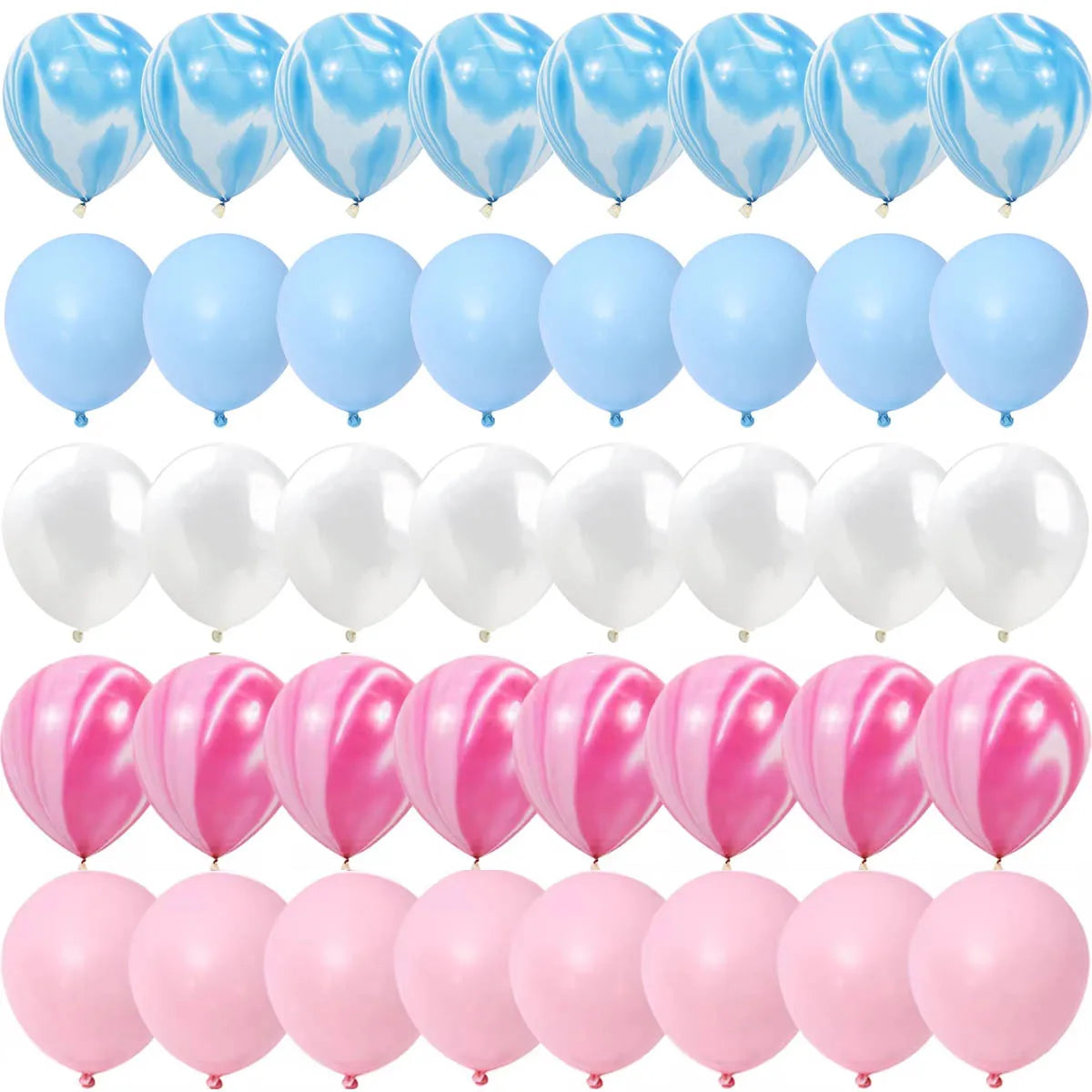 Baloni dzimumu atklāšanas ballītei, rozā, zili - Gender reveal