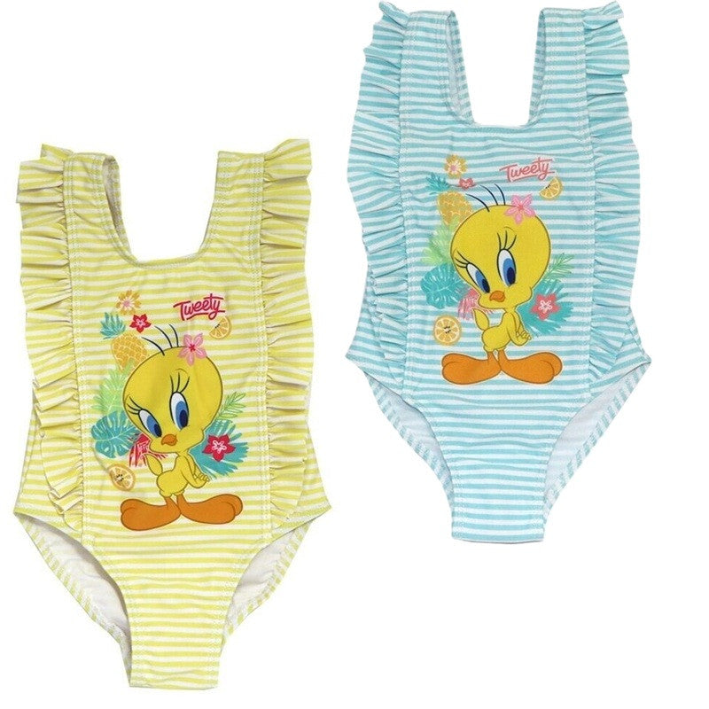 Looney Tunes Tweety mazuļu peldkostīms, peldēšanai, 12-36 mēneši