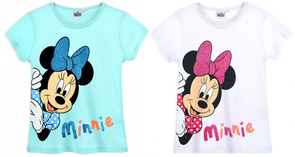 Disney Minnie bērnu īsais T-krekls, topiņš 3-8 gadi