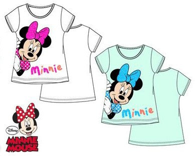 Disney Minnie bērnu īsais T-krekls, topiņš 3-8 gadi