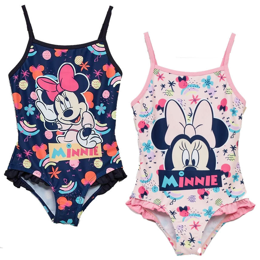 Disney Minnie bērnu peldkostīms, peldēšanai, 3-8 gadi