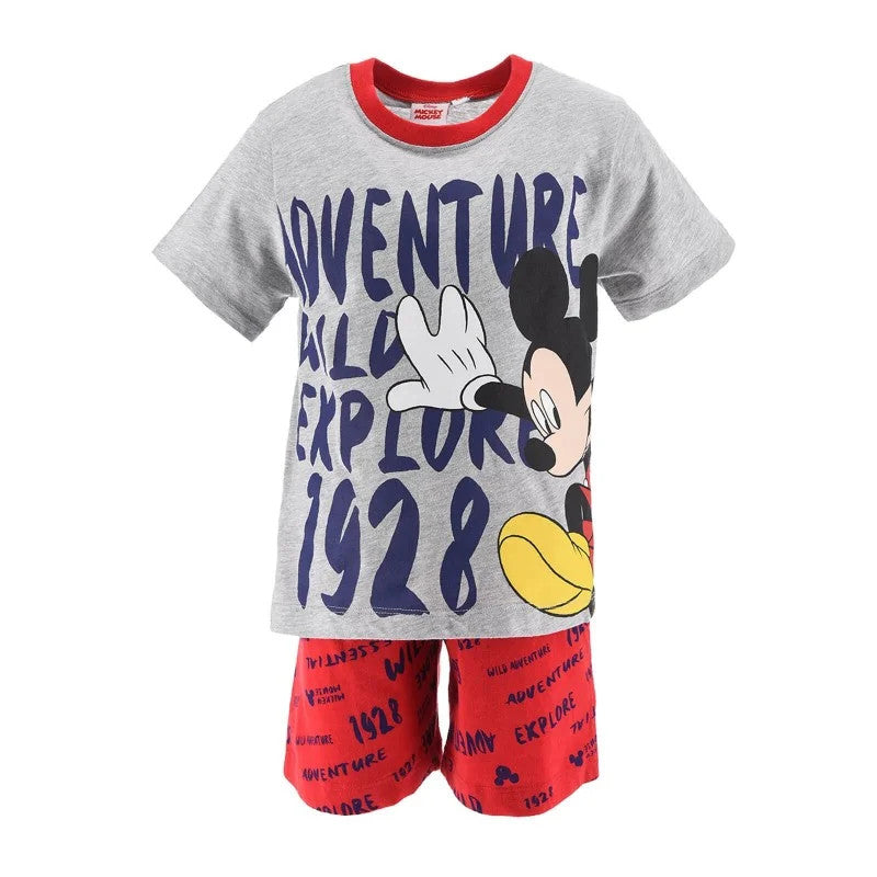 Disney Mickey bērnu īsā pidžama 3-8 gadi