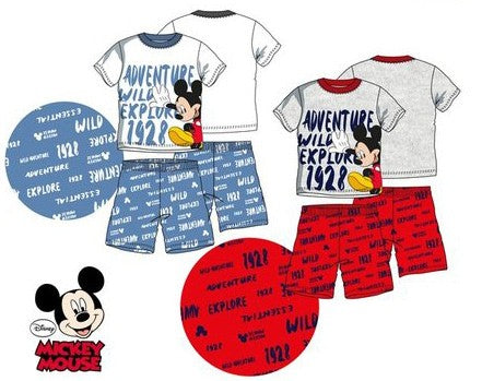 Disney Mickey bērnu īsā pidžama 3-8 gadi